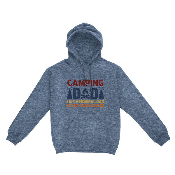 Camping Dad Camper Father Camping Dad Vintage T-Shirt | Camping Dad Like A Normal Dad But Cooler NS82 Myfihu