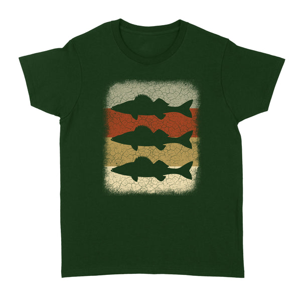 Retro vintage Walleye Fishing Shirt, Fisherman Gift D03 NQS3136 Women's T-shirt