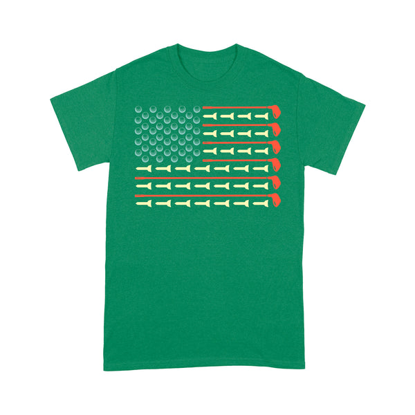 Golf Ball vintage American flag Golf Club, gifts for golf lovers D06 NQS3313 Golf T-Shirt