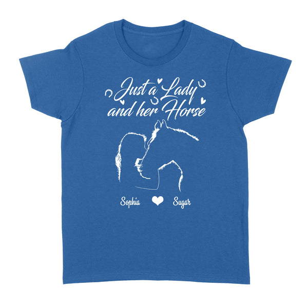 Personalized Gift For Horse Lover, Girl Love Horse Shirt For Women D02 NQS3156 Women's T-shirt