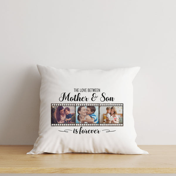 Mother & Son Personalized Pillow, Mom Mother's Day Gift, New Mommy Birthday Christmas Keepsake| NPL31