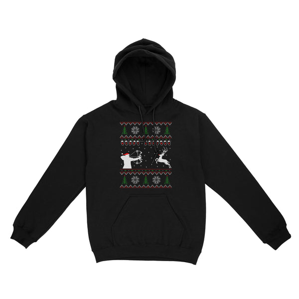 Merry Huntmas Deer hunting Christmas gifts | Hoodie - FSD3524 D02