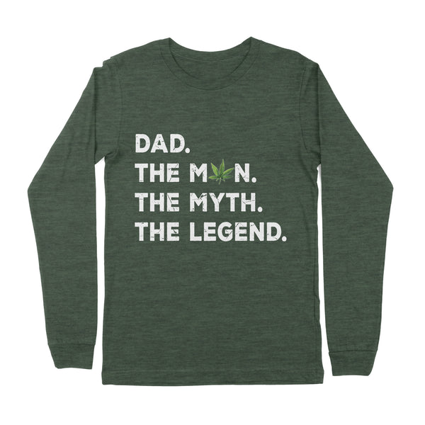 Dad The Man The Myth The Legend Shirt, Dad Father Smoking, Weed Shirts  NS57 Myfihu