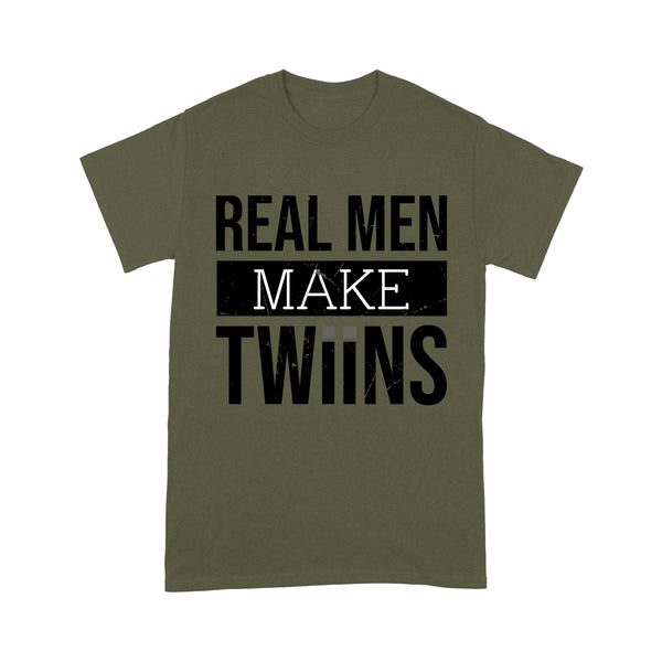 Twins Dad T-shirt| Real Men Make Twiins| New Dad Gift, Dad of Twins, Twins Dad to Be| NTS35 Myfihu