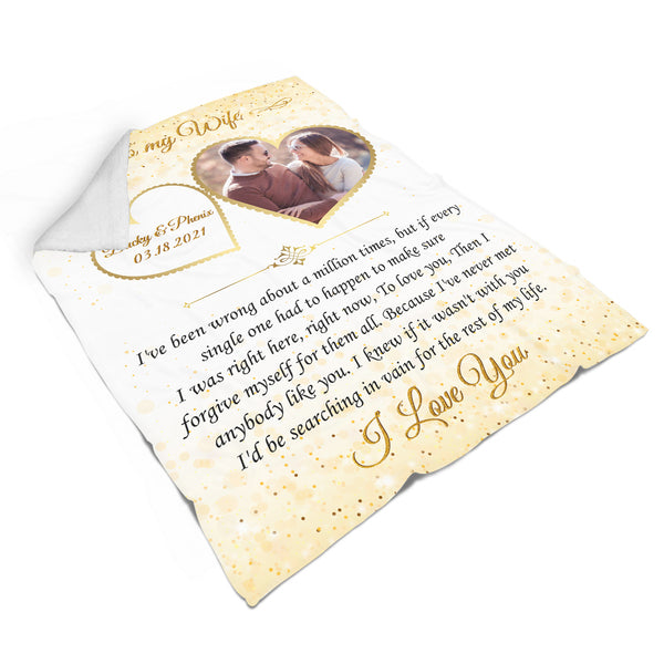 Customized To My Wife Blanket| I Love You  Always and Forever| Gift Ideas for Women|  Valentine’s Day Blanket| Gifts for Wife on  Anniversary, Christmas, Birthday BP59 Myfihu