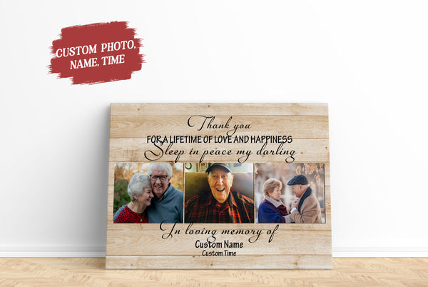Personalized Memorial Gifts for loss of Husband Wife Deepest Sympathy Gift for loss of loved one VTQ68