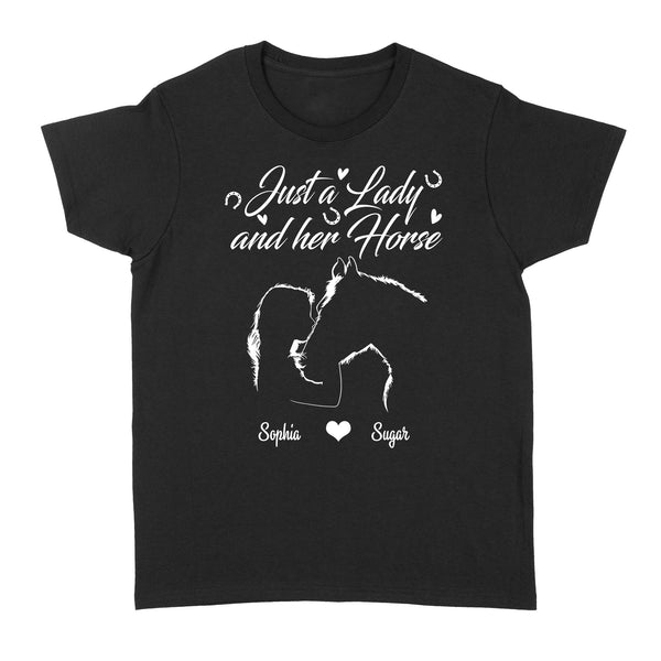 Personalized Gift For Horse Lover, Girl Love Horse Shirt For Women D02 NQS3156 Women's T-shirt
