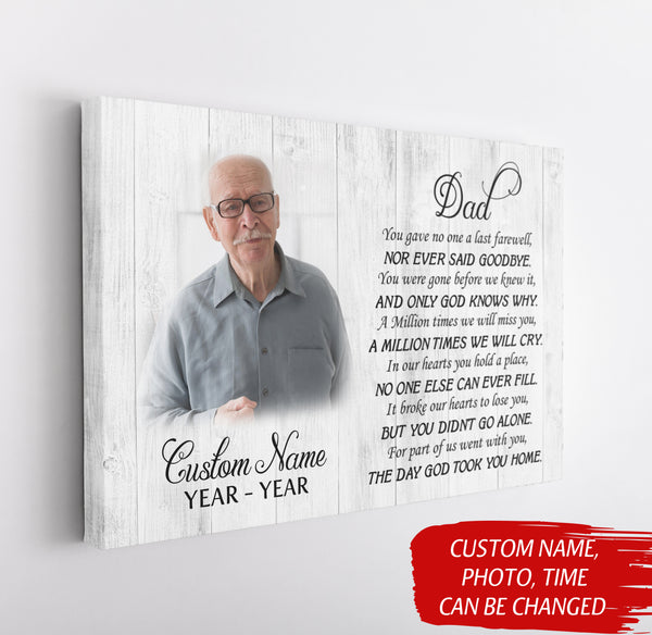 Sympathy gift for loss of Dad, Memorial Bereavement gifts for loss of father, Remembrance gift - VTQ147