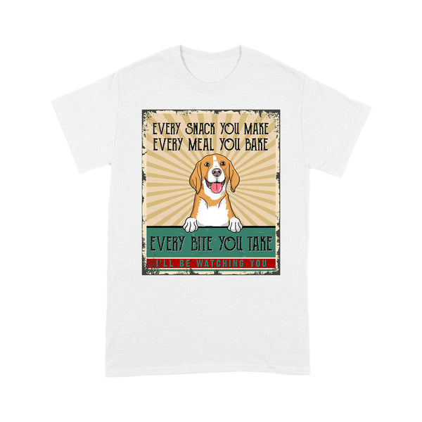 Funny Dog Lover T-shirt for Human, Men, Women -  Every Bite You Bite I'll Be Watching Shirt - Retro Shirt for Dog Lover - JTSD81