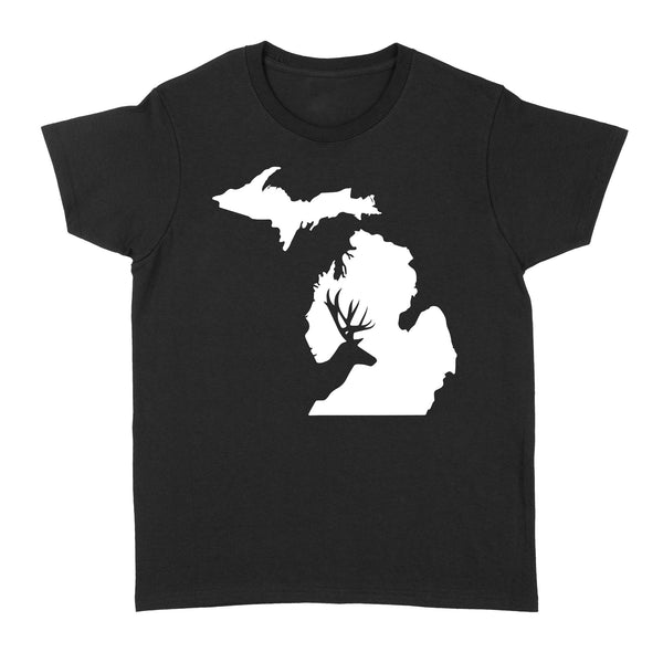 Michigan deer hunting women's t-shirt - FSD1188