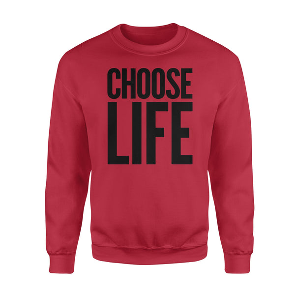 Choose Life Vintage Retro 80s Funny - Standard Crew Neck Sweatshirt