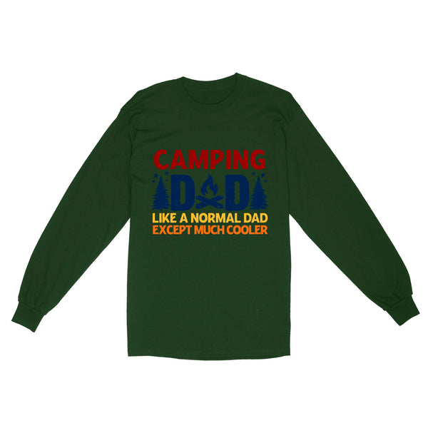 Camping Dad Camper Father Camping Dad Vintage T-Shirt | Camping Dad Like A Normal Dad But Cooler NS82 Myfihu