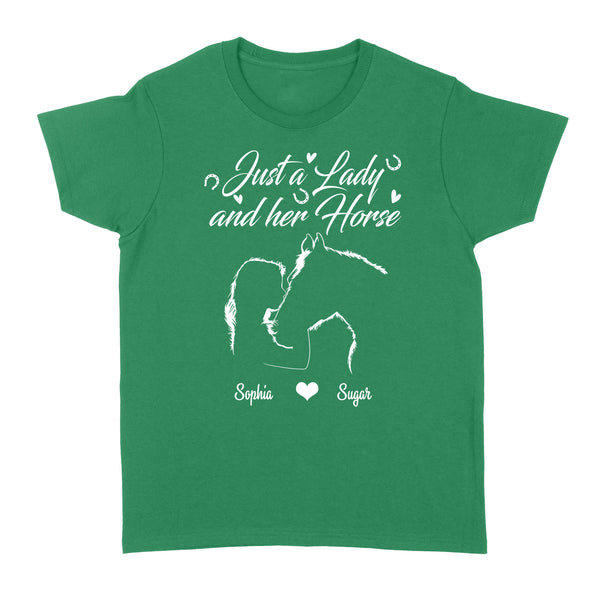 Personalized Gift For Horse Lover, Girl Love Horse Shirt For Women D02 NQS3156 Women's T-shirt