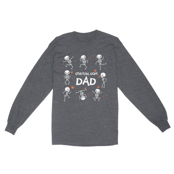 Grateful Dope Dad Shirt | Funny Dabbing Skeleton Shirt | Vintage Dope Shirt For Dad On Halloween, Christmas Shirts, NS60 Myfihu