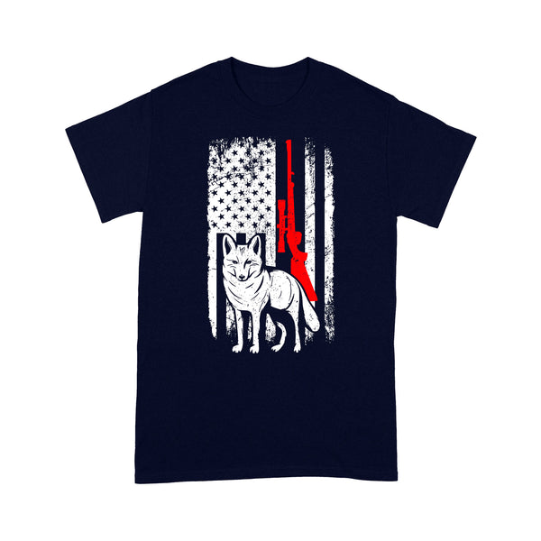 Coyote Hunting American Flag Shirts Predator Coyote Hunter T-shirt - FSD3053 D02