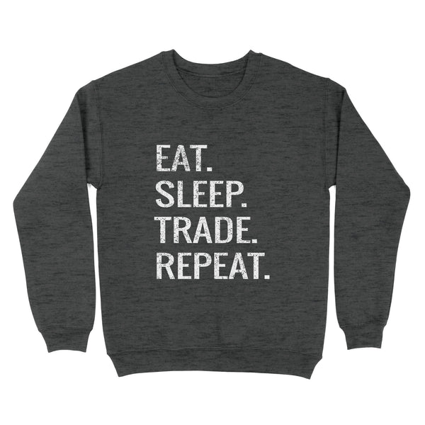Eat Sleep Trade Repeat | Funny Stock Trader Shirt Gifts | Day Trading Crypto Bitcoin T-Shirts NS74 Myfihu