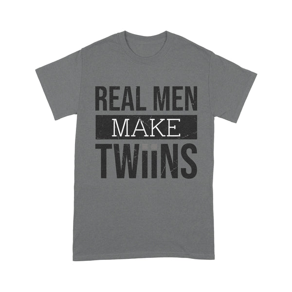 Twins Dad T-shirt| Real Men Make Twiins| New Dad Gift, Dad of Twins, Twins Dad to Be| NTS35 Myfihu
