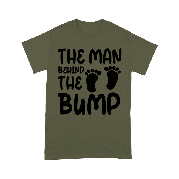 New Dad T-shirt| The Man Behind The Bump| Funny Father's Day Gift for New Dad, Dad to Be, Expecting Father| NTS30  Myfihu