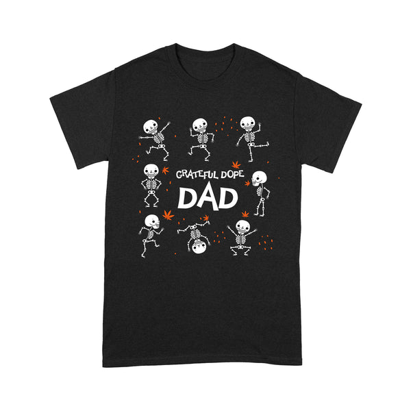 Grateful Dope Dad Shirt | Funny Dabbing Skeleton Shirt | Vintage Dope Shirt For Dad On Halloween, Christmas Shirts, NS60 Myfihu