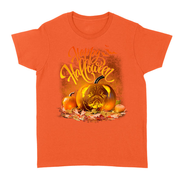 Happy halloween custom dog face's photo - Standard Women's T-shirt