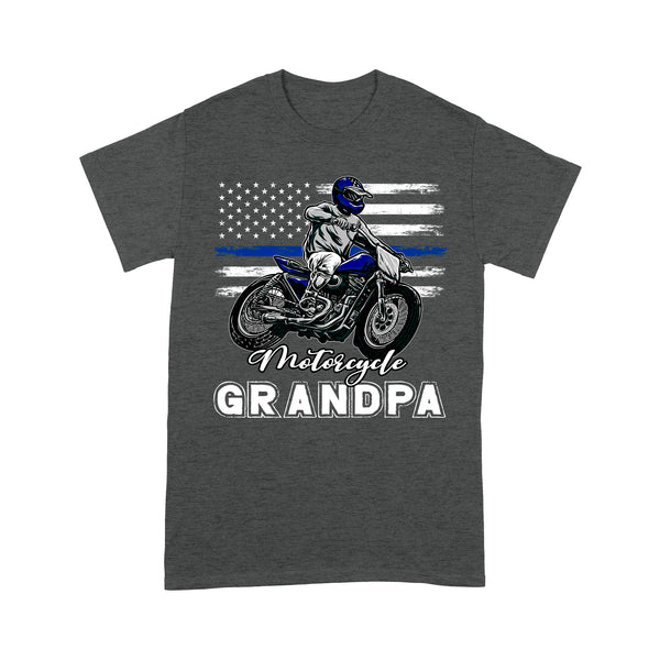 Grandpa Dirt Bike Men T-shirt - Motorcycle Grandpa - Cool Old Man Motocross Biker Tee| NMS210 A01