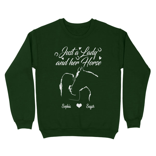 Personalized Gift For Horse Lover, Girl Love Horse Shirt For Women D02 NQS3156 Sweatshirt