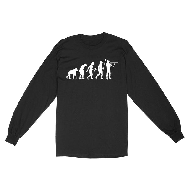 Hunting evolution, hunting gift for men long sleeve TAD02