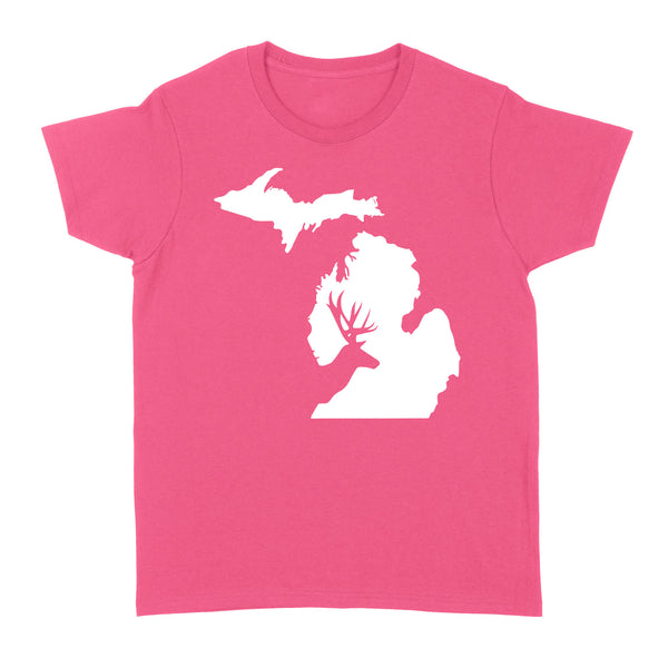 Michigan deer hunting women's t-shirt - FSD1188