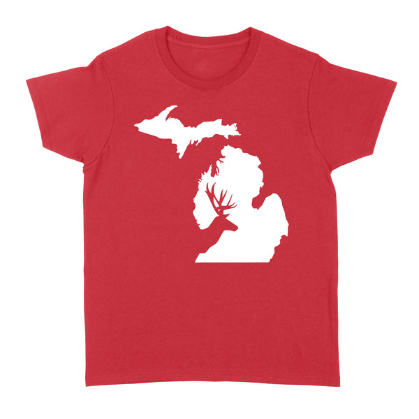 Michigan deer hunting women's t-shirt - FSD1188