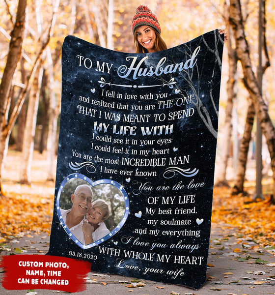 Personalized Blanket for Husband from  Wife| Letter To My Husband| To My  Husband Blanket| I Love You Always|  Valentines Blanket for Him| Fleece Blanket  on Christmas, Birthday BP47 Myfihu
