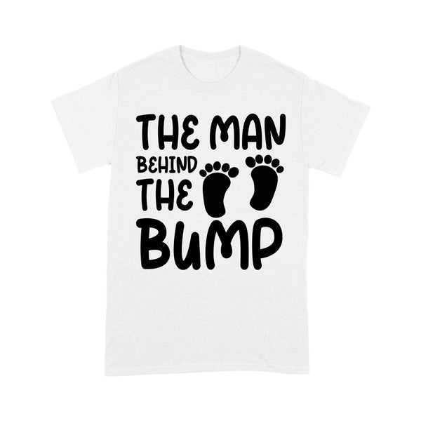 New Dad T-shirt| The Man Behind The Bump| Funny Father's Day Gift for New Dad, Dad to Be, Expecting Father| NTS30  Myfihu