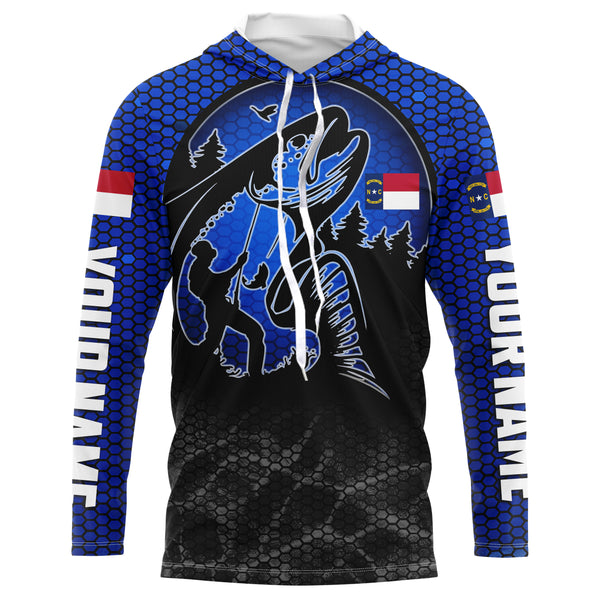 Custom Trout Fishing Shirts, Trout fly fishing in North Carolina Long sleeve Fishing Shirt IPHW3188