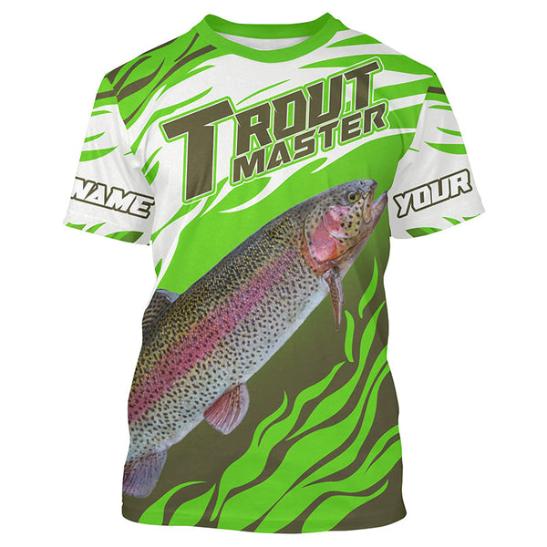 Trout Master Rainbow Trout Custom Long Sleeve Performance Fishing Shirts For Men And Women IPHW3928