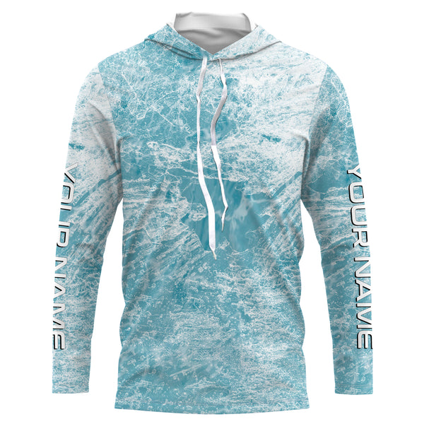 Ice camo Ice Fishing Shirts, Personalized Ice Fishing Clothing for men, women and kids IPHW3504