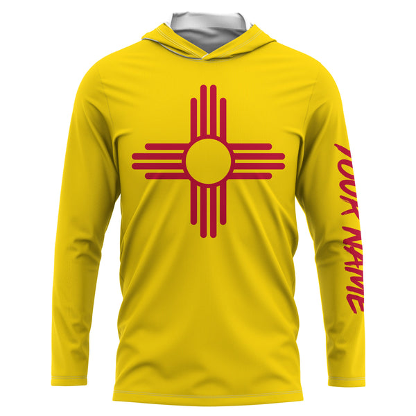 New Mexico Flag Custom UV Protection Long Sleeve Performance Shirts Patriotic Gifts IPHW734
