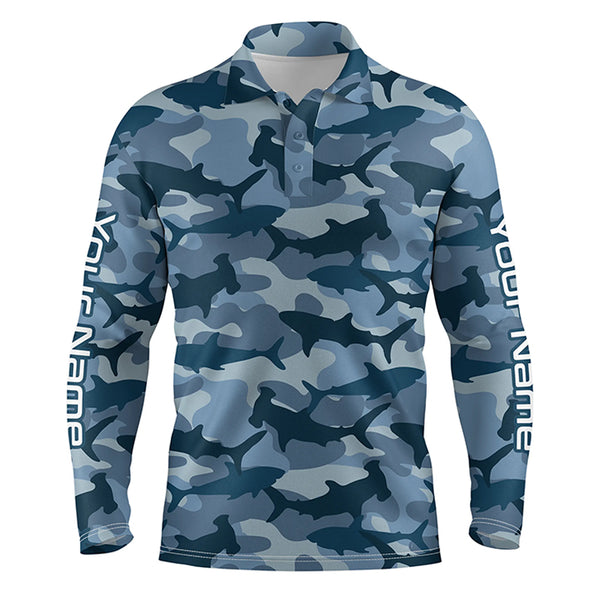 Shark men polo Shirts, Shark Fishing Custom All over polo shirt for men IPHW3714