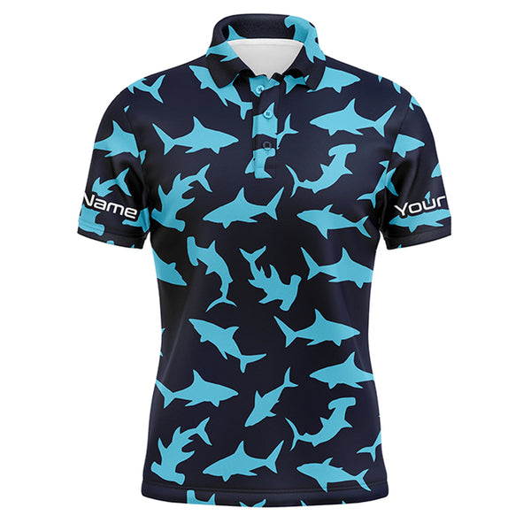 Shark men polo Shirts, Shark Fishing Custom All over polo shirt for men IPHW3716