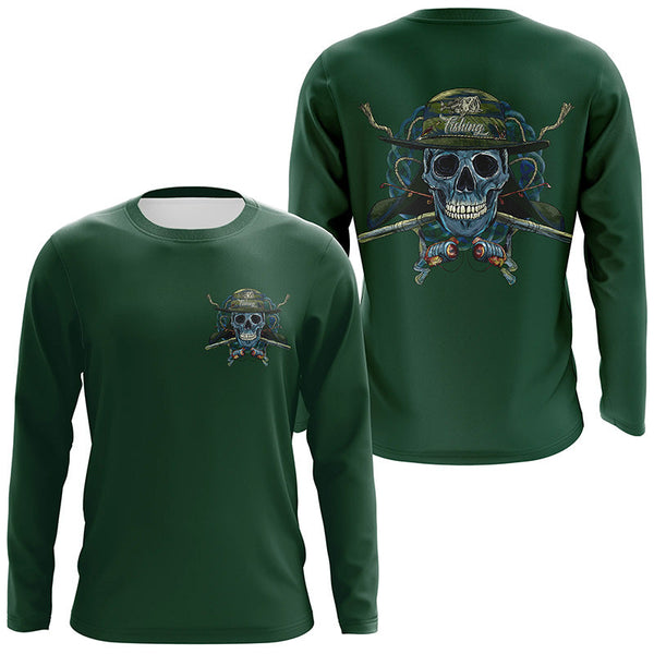 Fish skull reaper fishing Shirts, Fishing Gift for fisherman NQS4617