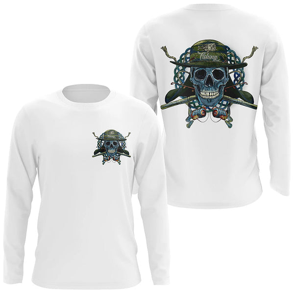 Fish skull reaper fishing Shirts, Fishing Gift for fisherman NQS4617