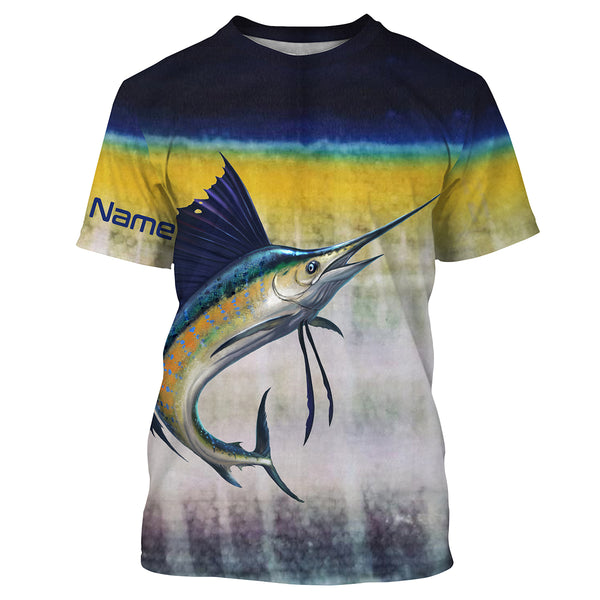Sailfish Fishing Custom Long Sleeve performance Fishing Shirts Fishing jerseys TTS0012