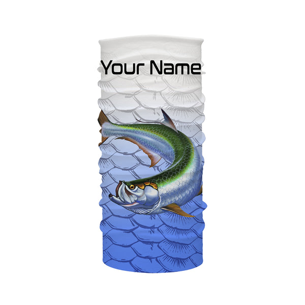 Tarpon Fishing Shirt for Men Long Sleeve Sun Protection UV UPF 30+ T-Shirts TTS0038