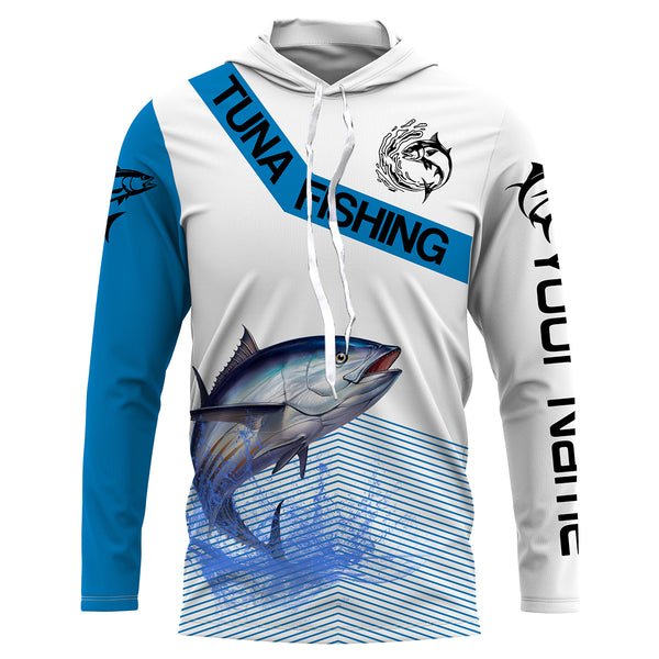 Tuna Fishing UPF 30+ Long Sleeve Performance Fishing Shirt - UV Sun Protection TTS0092