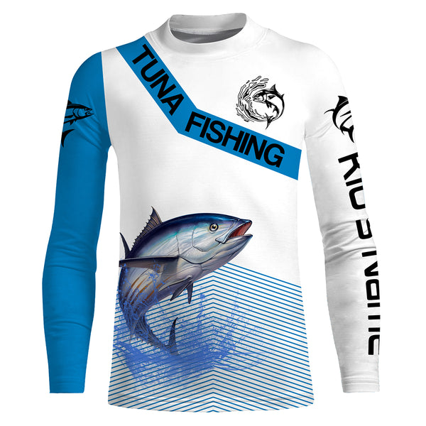Tuna Fishing UPF 30+ Long Sleeve Performance Fishing Shirt - UV Sun Protection TTS0092