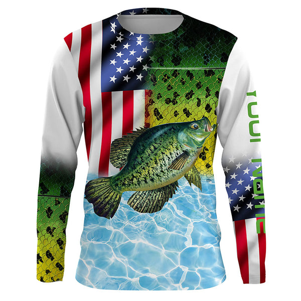 Personalized Crappie Fishing jerseys, tournament fishing shirts TTS0758