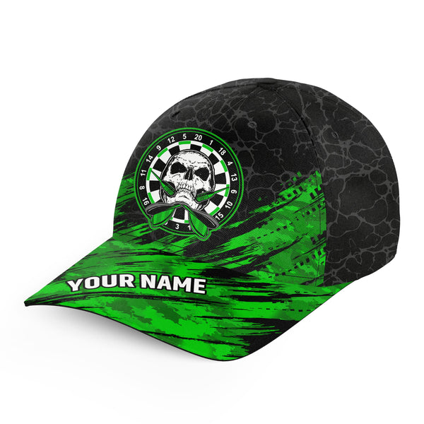Personalized 3D All Over Print Skull Baseball Darts Hat Red Black Custom Darts Cap Dart Gifts LDT1272