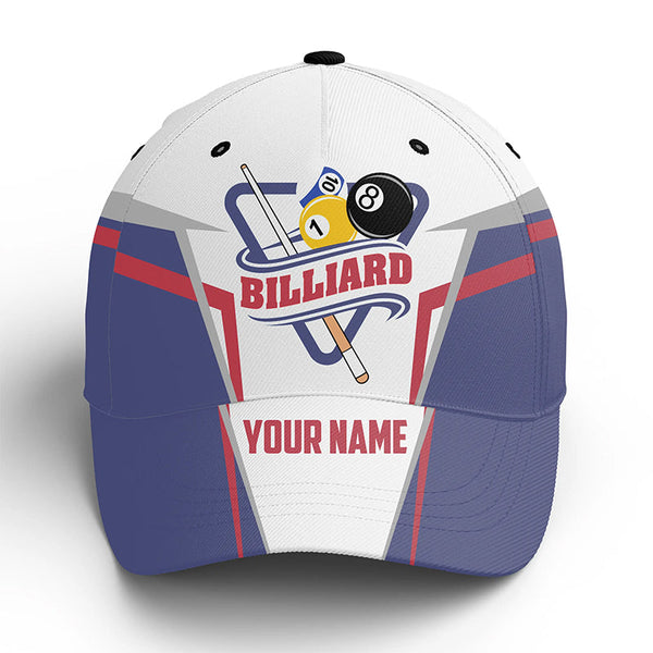 Personalized Customized Billiard 8 Ball Pool Player Cap Hats For Men And Women, Custom Billiards Hat VHM0308