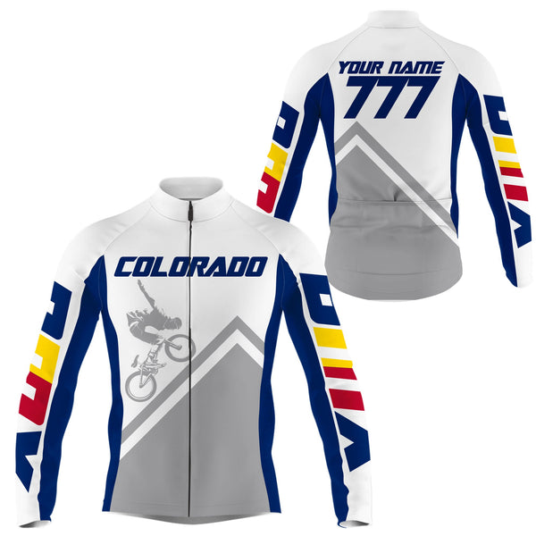 CO Colorado BMX Cycling Jersey Custom Name&Number Mens & Womens Bicycle Motocross Biking Riders| NMS795