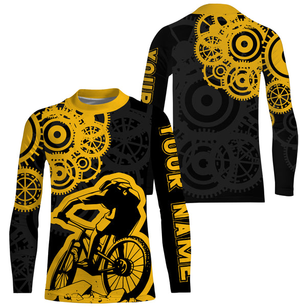 Cycling Jersey, Mountain Biking Jersey, Custom All Over Print Shirt, Downhill Off-road, Riding Racing| JTS457