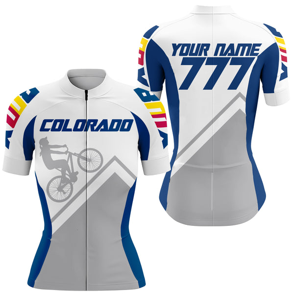 CO Colorado BMX Cycling Jersey Custom Name&Number Mens & Womens Bicycle Motocross Biking Riders| NMS795