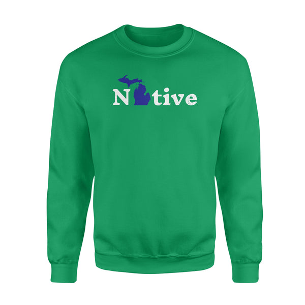 Michigan Native - Standard Crew Neck Sweatshirt